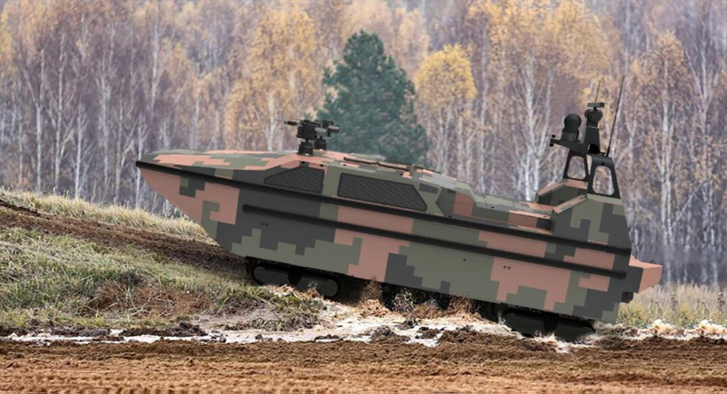 Illustration for article titled We Can't Tell if China’s 'Sea Lizard' Drone-Boat-Tank Thing Is a Harbinger or Gimmick